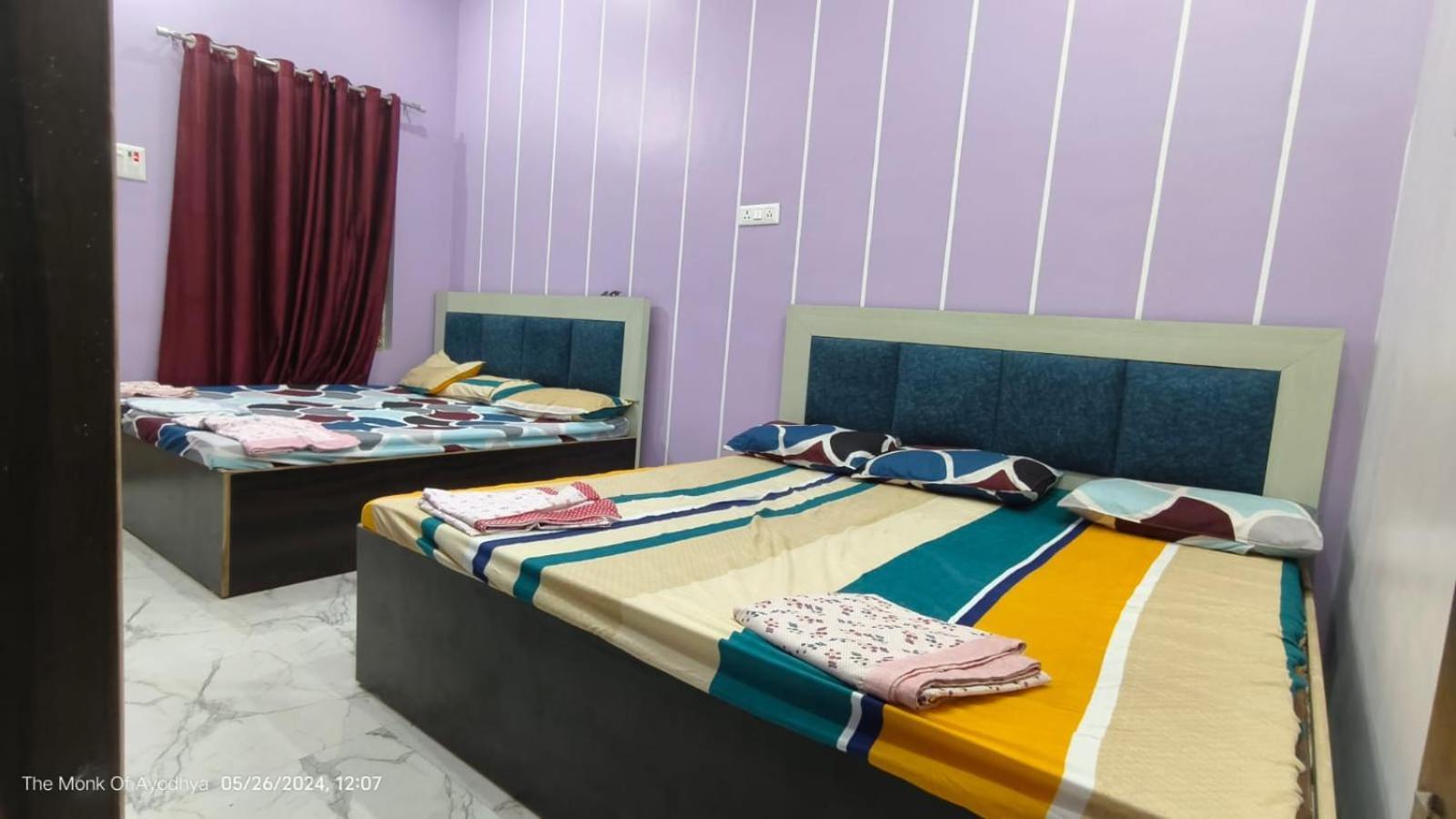 Shree Ayodhya Dham Guest House 300 Meter From Sri Ram Temple Free Pick Up , Drop , Breakfast & Wifi エクステリア 写真